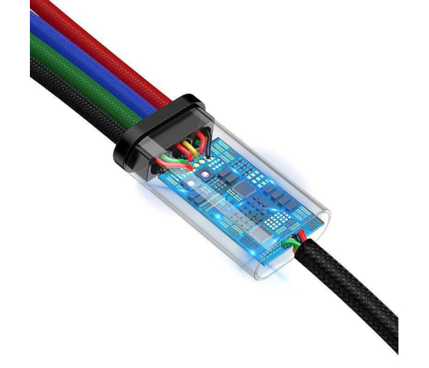 Baseus 4w1 2xUSB-C / Lightning / Micro 3,5A 1.2m - 691568 - zdjęcie 6
